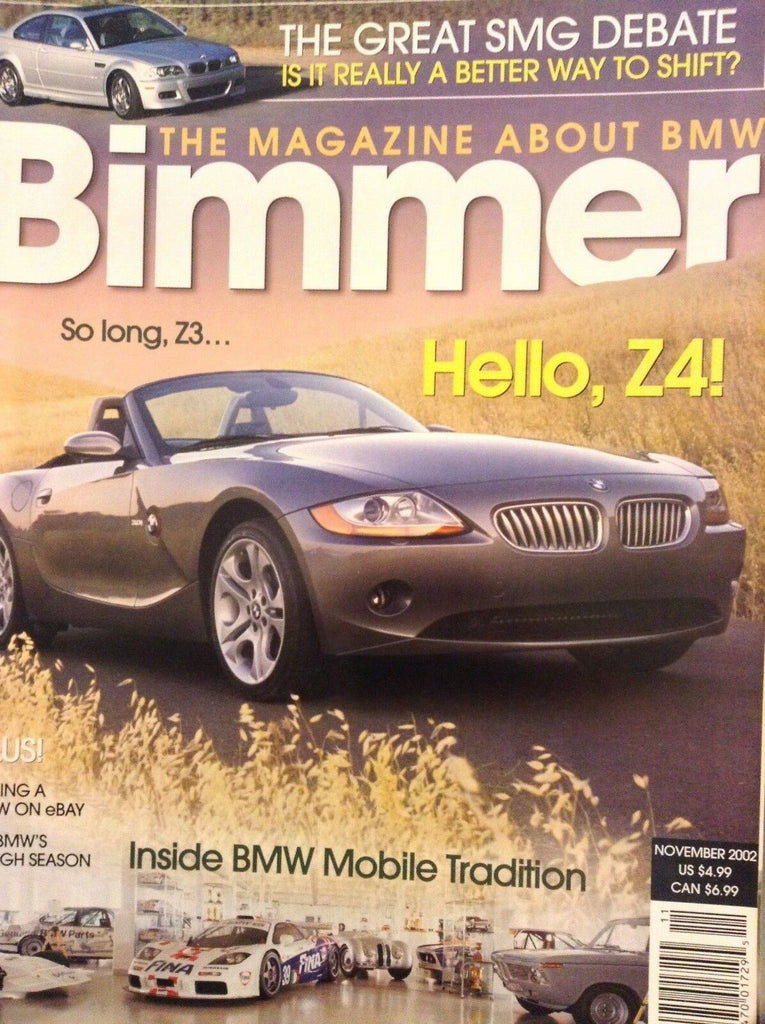 Bimmer BMW Magazine Hello BMW Z4 November 2002 020718nonrh