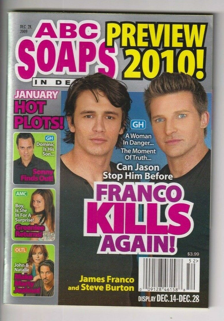 ABC Soaps Mag GH James Franco Steve Burton December 28, 2009 111719nonr