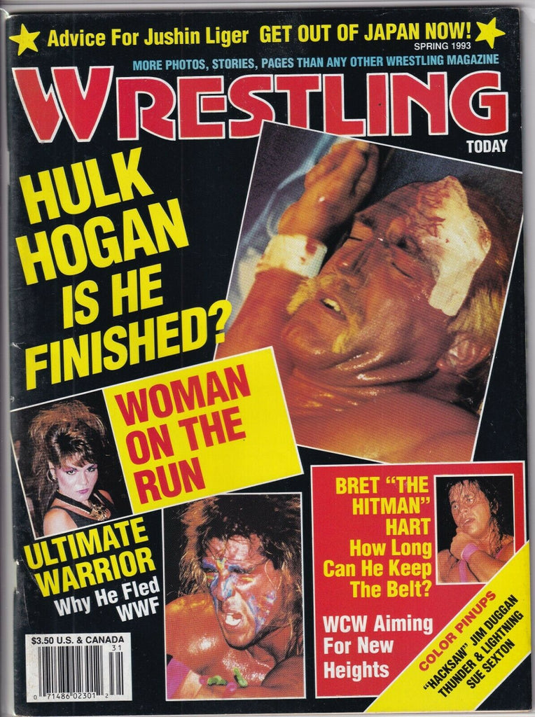 Wrestling Today Hulk Hogan Ultimate Warrior Spring 1993 091019nonr