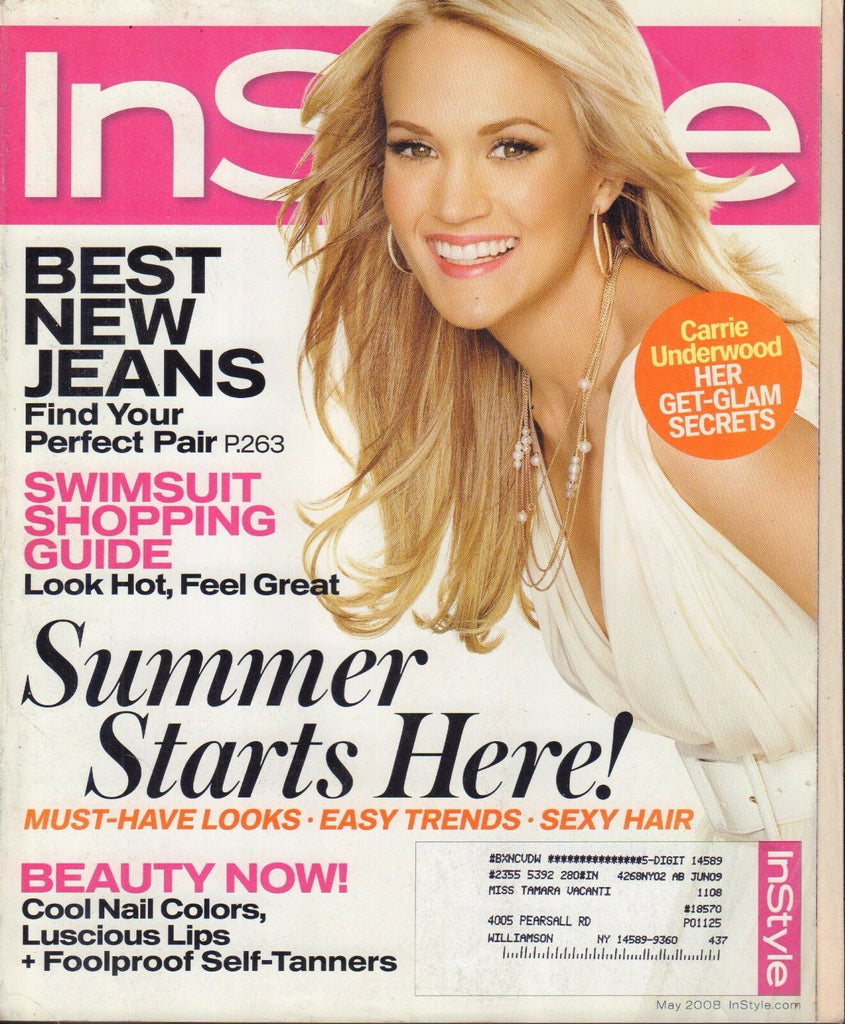 Instyle May 2008 Carrie Underwood w/ML 052217nonDBE