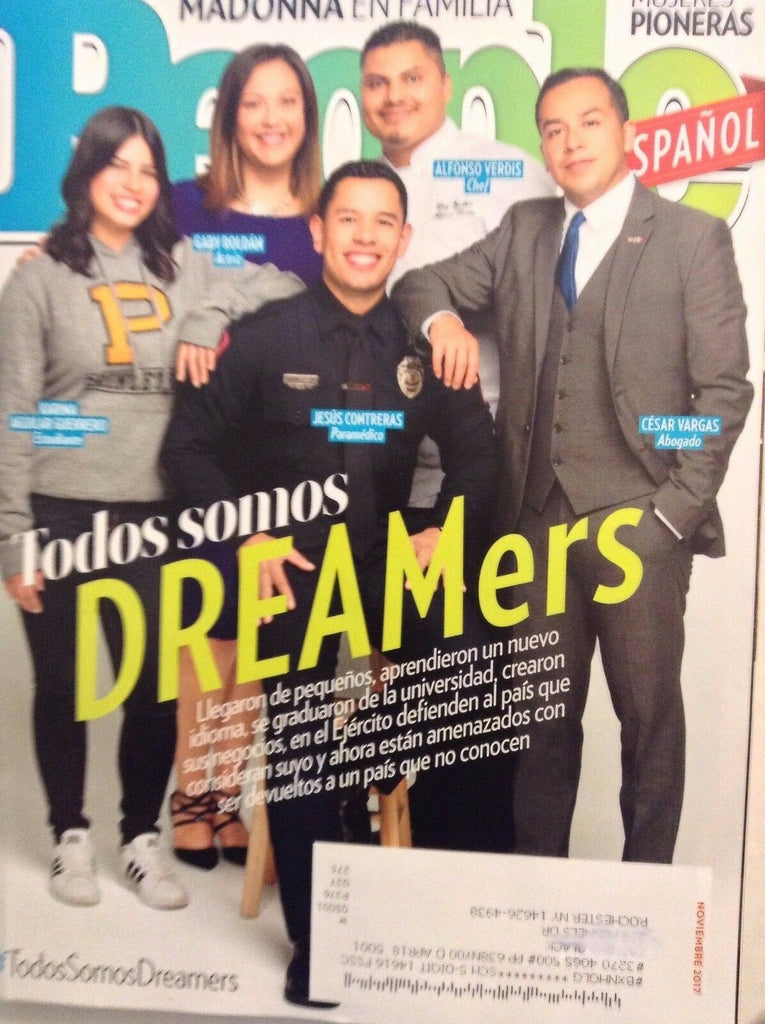 People Magazine Todos Somos Dreamers Noviembre 2017 101217nonrh