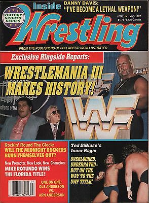 Inside Wrestling July 1987 Wrestlemania 3, Andre the Giant VG 012116DBE