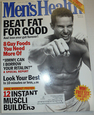Men's Health Magazine Beat Fat For Good April 2001 030515R