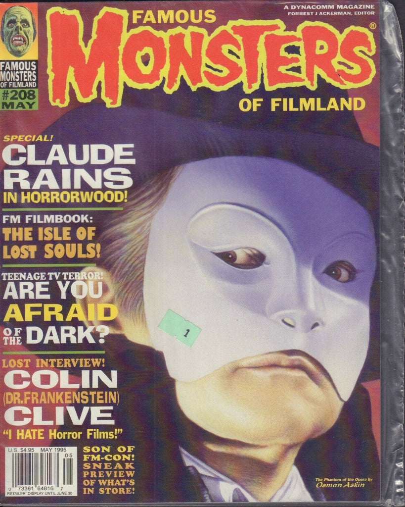 Famous Monsters Of Film Land May #208 Claude Rains Colin Clive 013018DBE