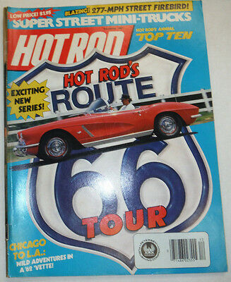 Hot Rod Magazine Route 66 Tour & Firebird December 1987 022615r