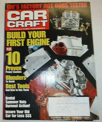 Car Craft Magazine Build Your First Engine Power Combos November 2001 022615r