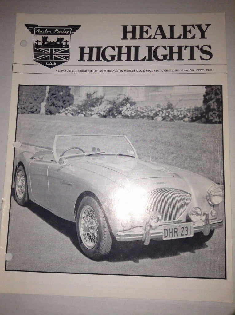 Healey Highlights Magazine Gamy Yaseno Of Aldelaide September 1978 040117NONRH
