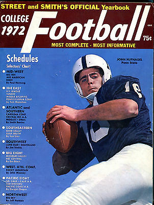 Street and Smith's Official Yearbook 1972 College Football EX 042116jhe