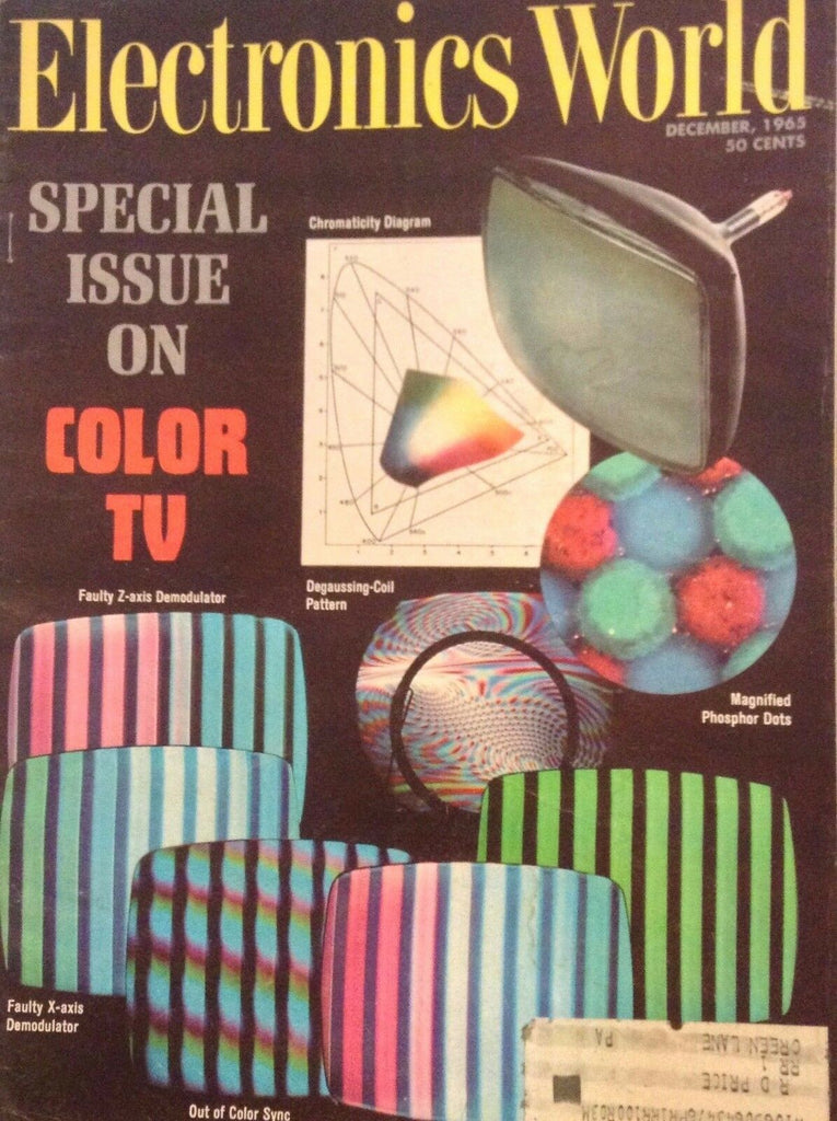 Electronic World Magazine Special On Color Tv December 1965 120617nonrh