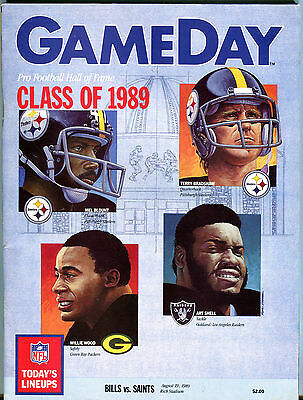 Game Day Magazine Bills vs. Saints August 19 1989 EX 040516jhe