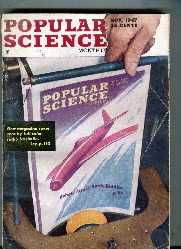 Popular Science Magazine November 1947 Robots Attack Sonic Riddles 063017nonjhe2