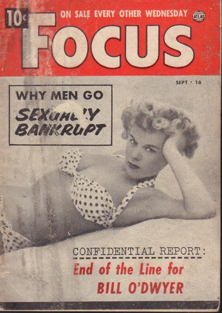 Focus Digest September 1953 Shirley Allen Cheesecake Pin Up 091318AME2