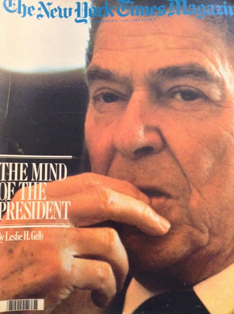 The New York Times Magazine Ronald Reagan's Mind October 6, 1985 042018nonrh