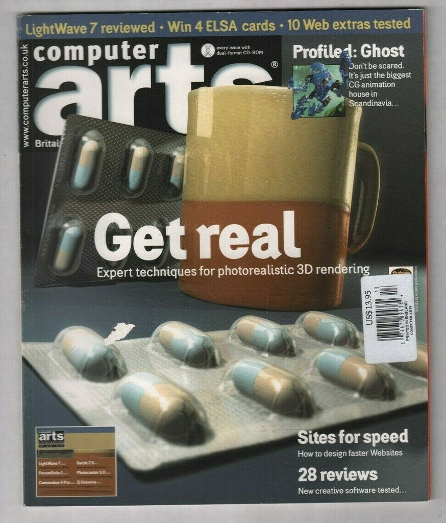 Computer Arts UK Mag Photoshop Lightwave 7 Winter 2001 012420nonr