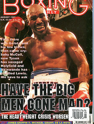 Boxing Monthly Magazine August 1997 Evander Holyfield EX 060716jhe