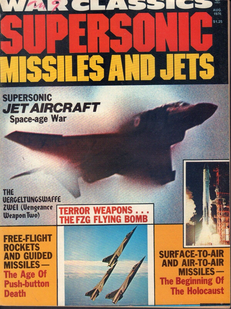 War Classics Supersonic Missles August 1976 Supersonic Jet Aircraft 081917nonjhe