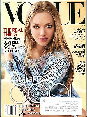 Vogue Magazine June 2015 Amanda Seyfried EX w/ML 090516jhe