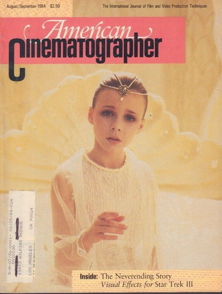 American Cinematographer August September 1984 Star Trek 3 w/ML 040617nonDBE