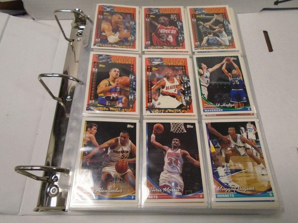Topps 93-94' Basketball Complete 396 Card Set Michael Jordan 121019AMCS2