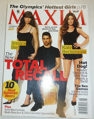Maxim Magazine Colin Farrell & Jessica Biel July/August 2012 NO ML 031915R