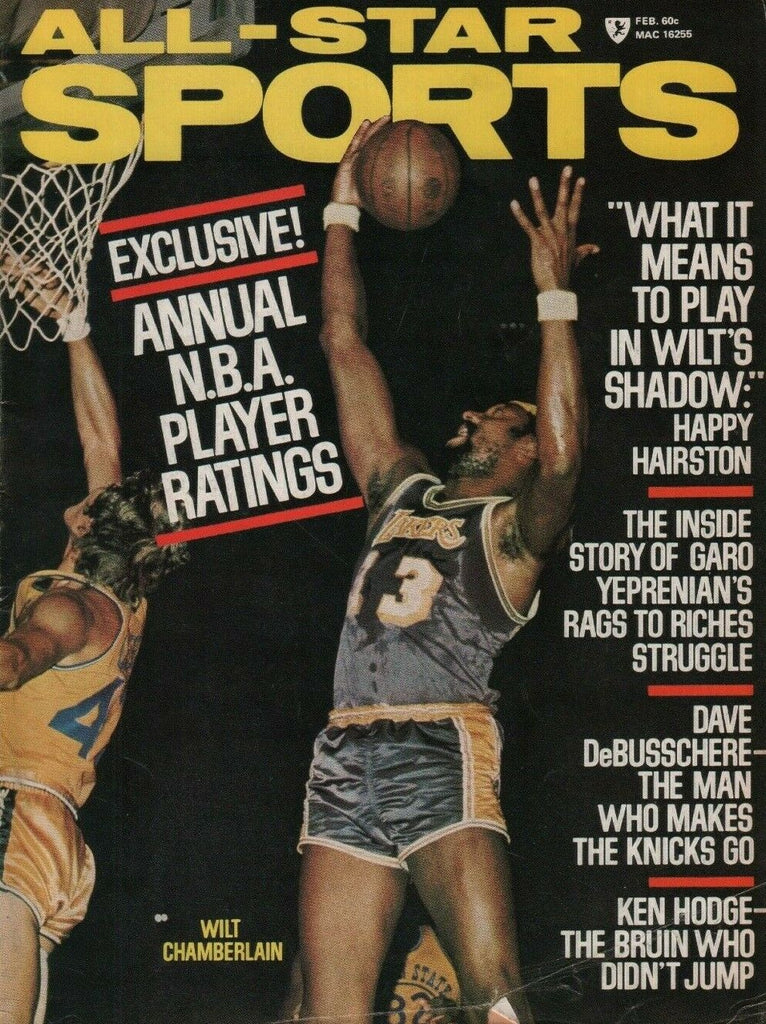 All-Star Sports February 1973 Wilt Chamberlain Charles Scott 052019DBE