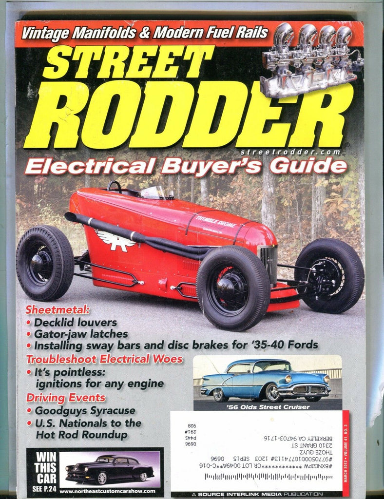 Street Rodder Magazine March 2012 '56 Olds Street Cruiser EX w/ML 041917nonjhe