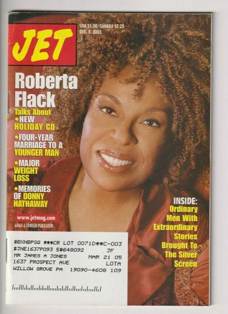 Jet Mag Roberta Flack New Holiday CD December 8, 2003 112619nonr