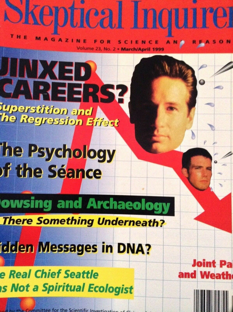 Skeptical Inquirer Magazine Ben Affleck David Duchovny Mar/Apr 1999 011919nonrh