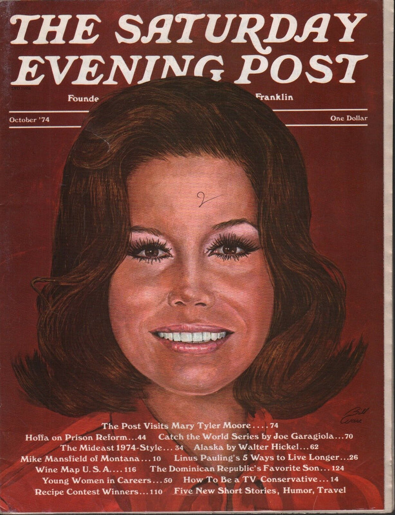 Saturday Evening Post Magazine October 1974 Jimmy Hoffa Tyler Moore 062618DBE