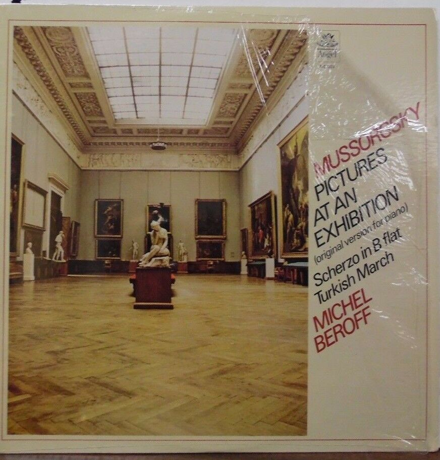 Mussorgsky pictures at an exhibition orig. version for piano 33RPM 103016LLE
