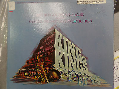 Deluxe Edition King of Kings Bronston Production 33 RPM VINYL VG 010616 TLJ
