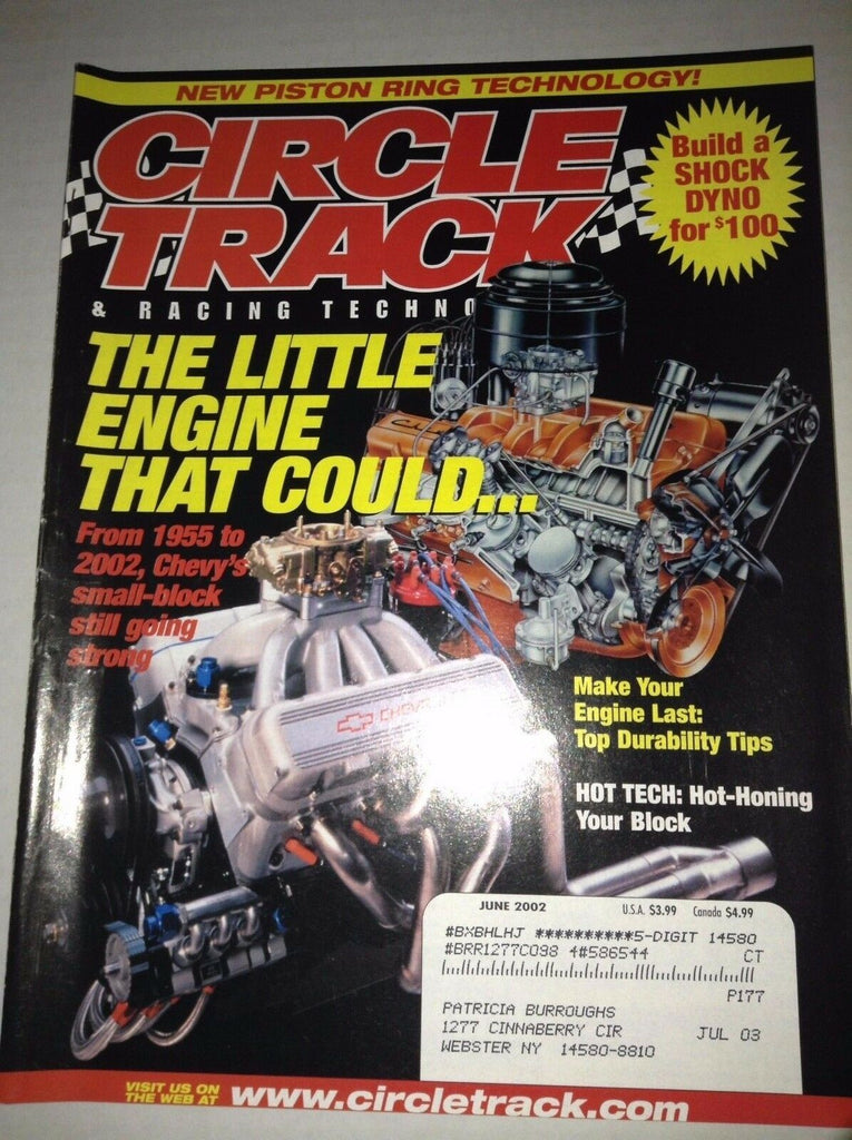 Circle Track Magazine Make Your Engine Last June 2002 040517NONRH