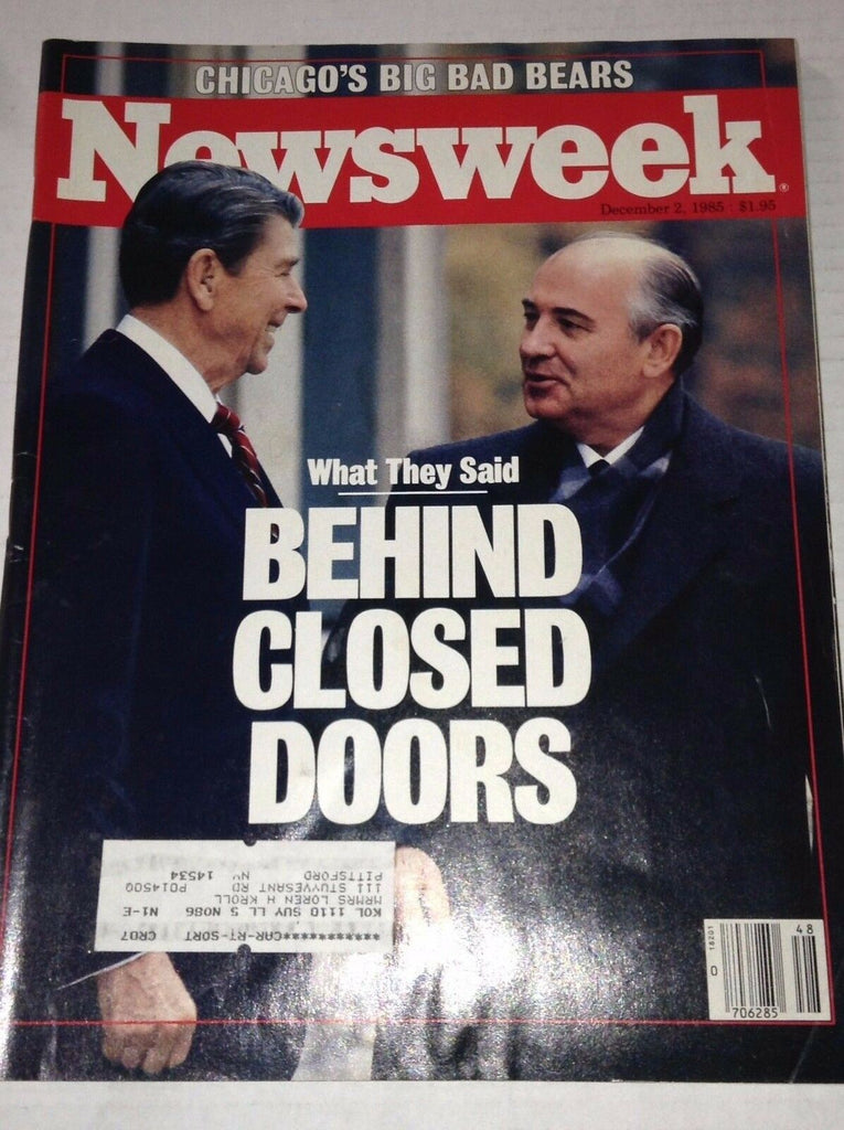 Newsweek Magazine Ronald Reagan Henry Kissinger December 2, 1985 102016RH