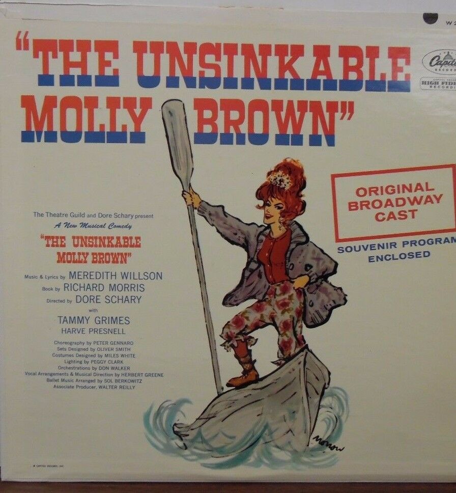 The unsinkable Molly Brown orig. broadway cast 33RPM W-2152 103016LLE