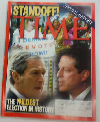 Time Magazine George W. Bush Wildest Election November 2000 042015R