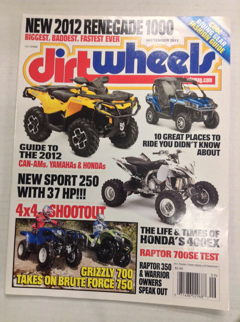 Dirt Wheels Magazine Sport 250 & Honda 400EX September 2011 032817nonR