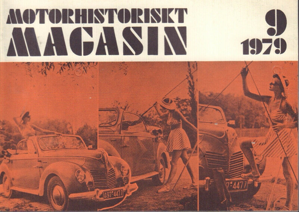 Motorhistoriskt Magasin Swedish Car Magazine 9 1979 Chevrolet 1931 032717nonDBE