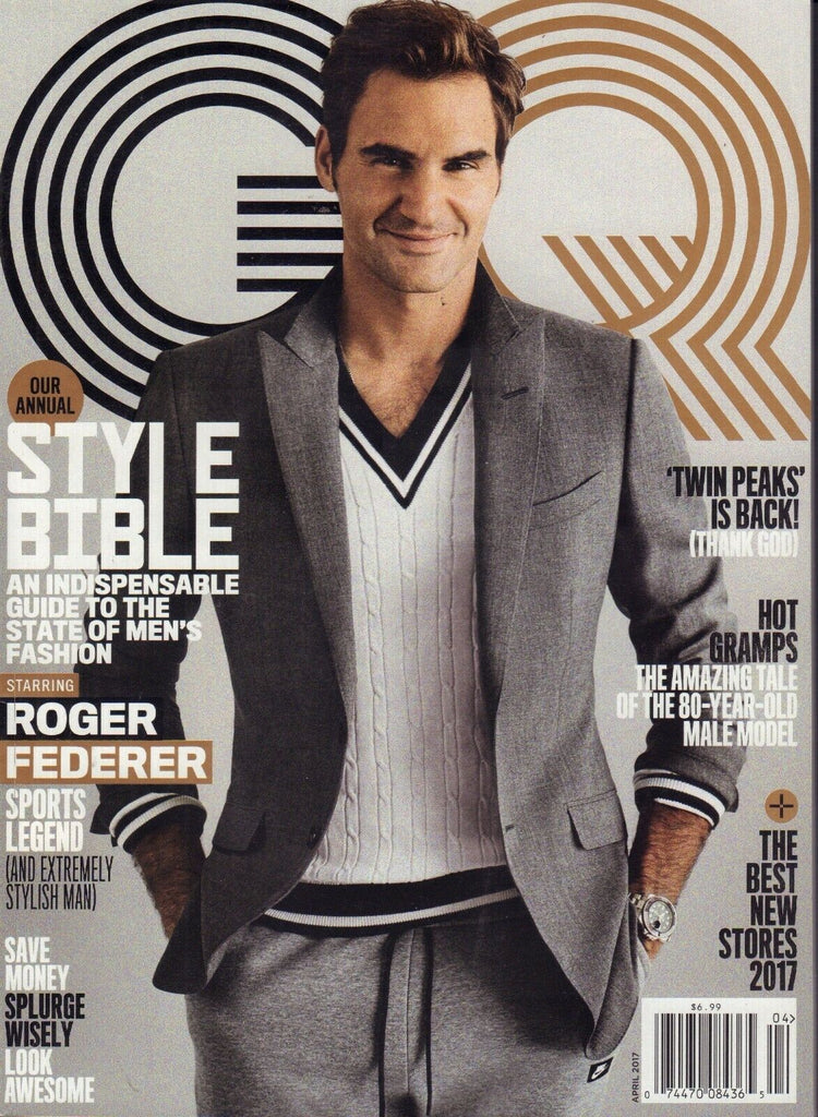 GQ Magazine April 2017 Roger Federer 081917nonjhe