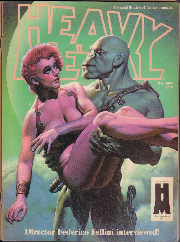 Heavy Metal December 1984 Illustrated Fantasy Magazine 011417DBE2