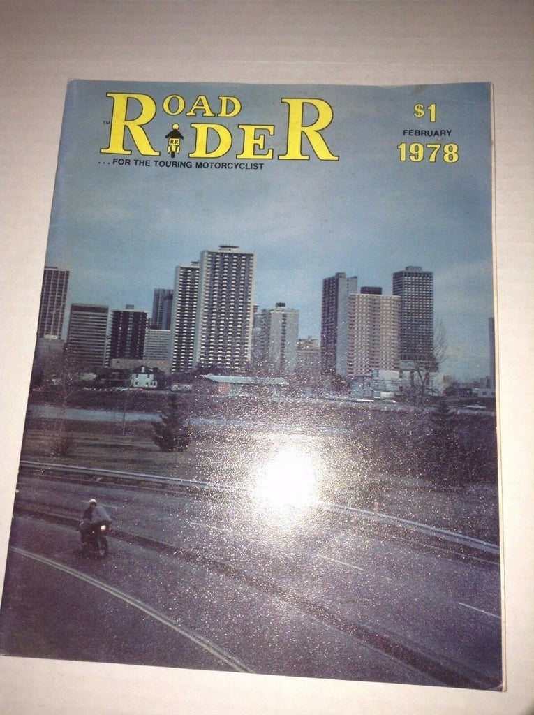 Road Rider Magazine Honda '78 Safety Police February 1978 NO ML 032517NONRH