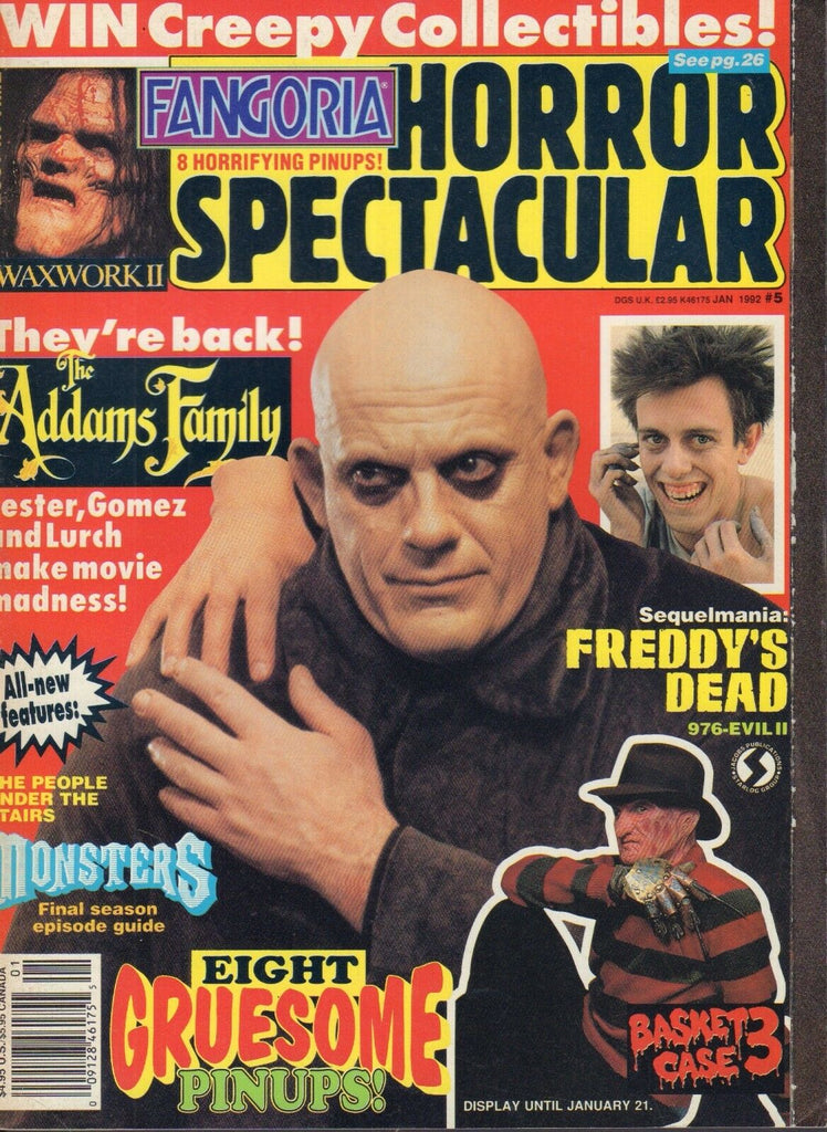 Fangoria Horror Spectacular #5 The Adams Family Waxwork 2 013018DBE2