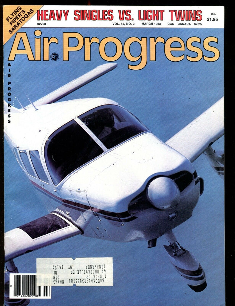 Air Progress Magazine March 1983 Heavy Singles EX w/ML 120316jhe