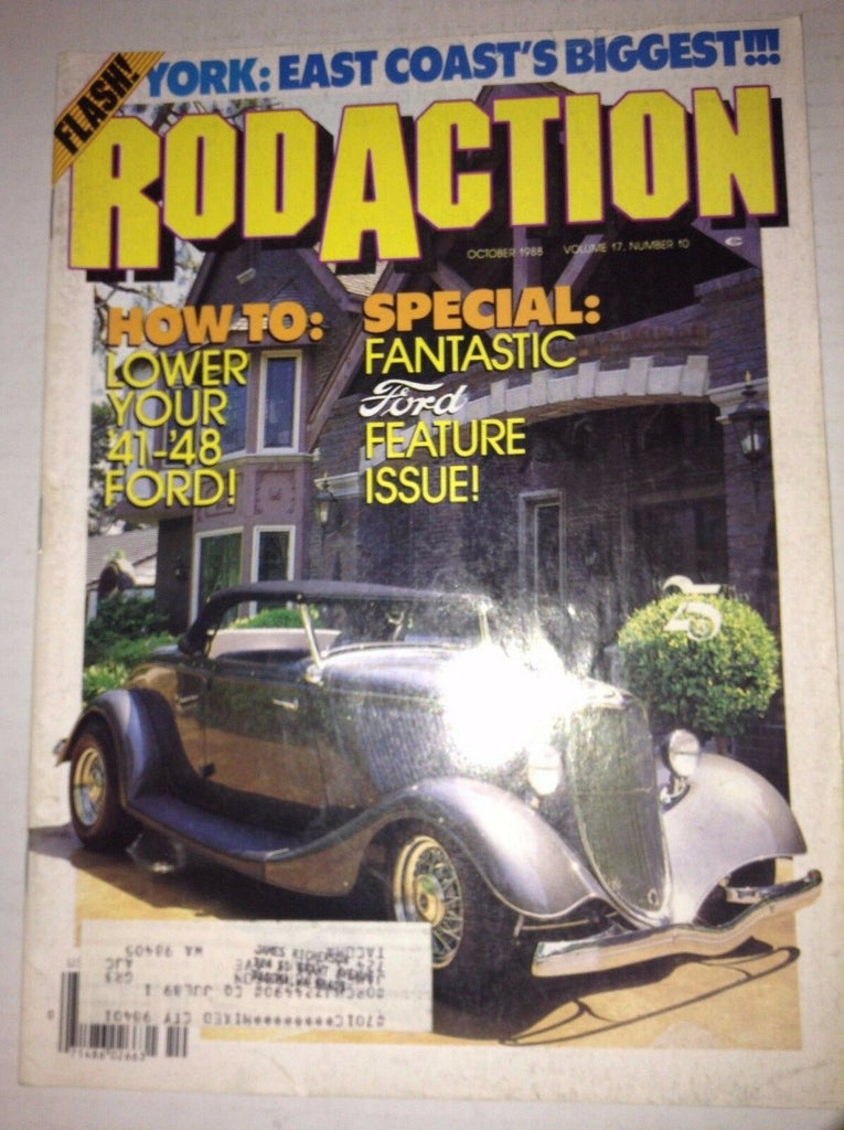 Rod Action Magazine Ford Feature & East Coast October 1988 042117nonrh
