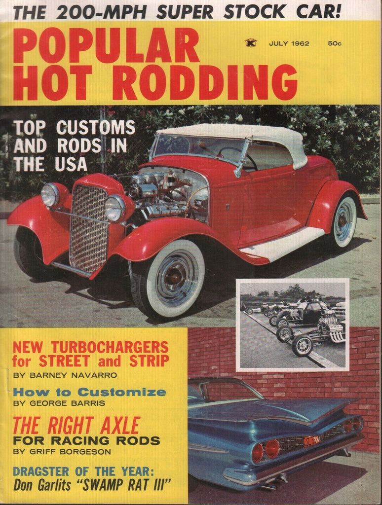 Popular Hot Rodding July 1962 Don Garlits Swamp Rat 3 011719AME
