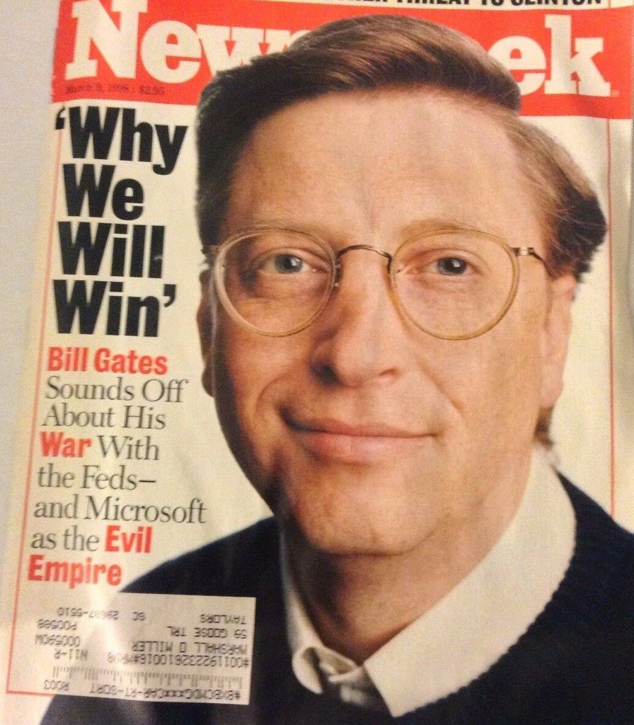 Newsweek Magazine Bill Gates Evil Empire March 9, 1998 072617nonrh