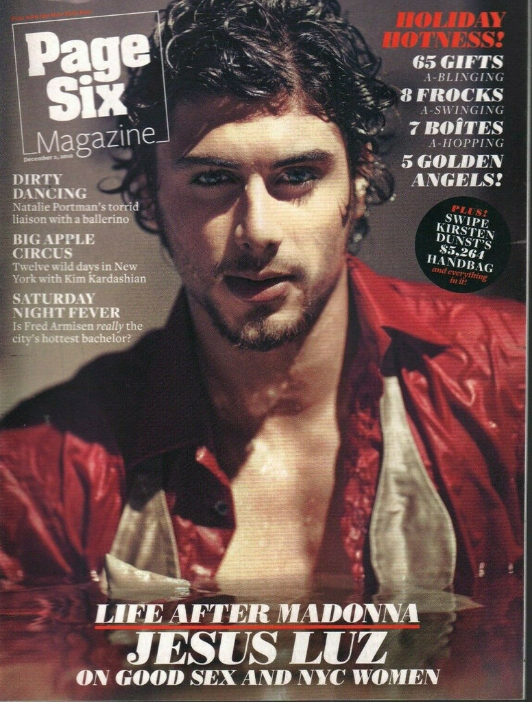 Page Six Magazine December 2 2010 Jesus Luz Madonna Natalie Portman 030220AME2