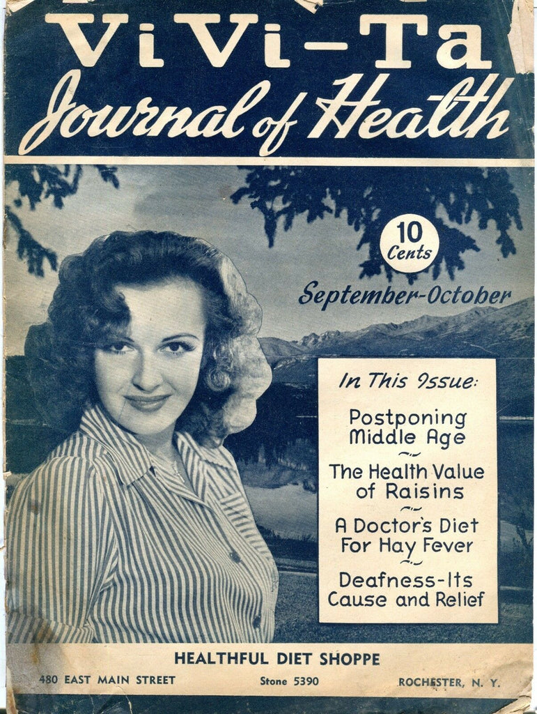 ViVi-Ta Journal Of Health Magazine September/October 1943 ACC No ML 100316jhe
