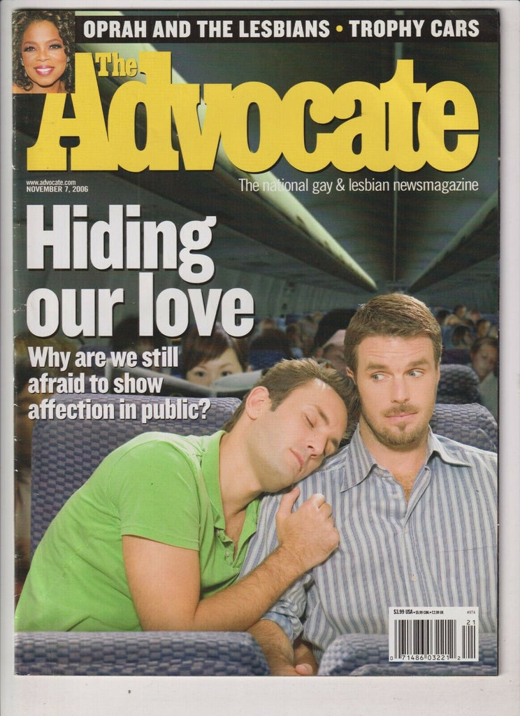 The Advocate Mag PDA Why Are We Scared November 7, 2006 112219nonr