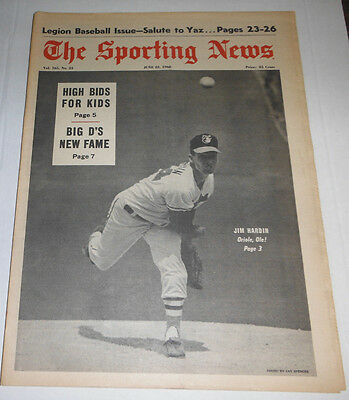 The Sporting News Magazine Jim Hardin & Detroit June 1968 NO ML 072914R