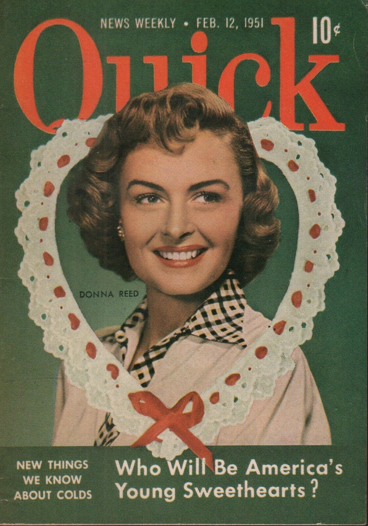 Quick News Weekly February 12 1951 Donna Reed Cheesecake Pin Up 070819AME